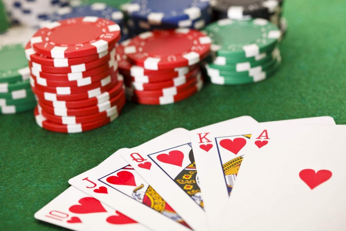 The flush combination in poker