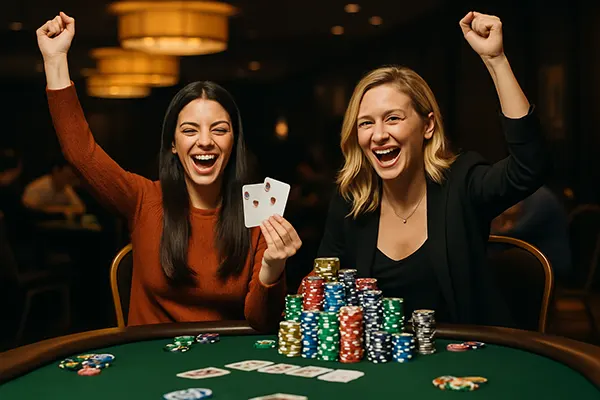 Professionelle Pokerspielerin