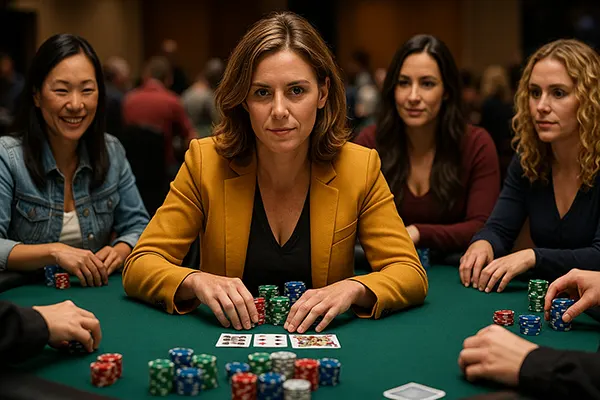 Professionelle Pokerspielerin